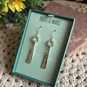 Robert Lee Morris Silver Dangle Earrings